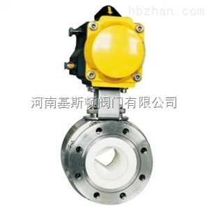 Q641TC氣動(dòng)調(diào)節(jié)V型陶瓷球閥