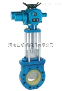 PZ973聚氨酯電動(dòng)刀型閘閥