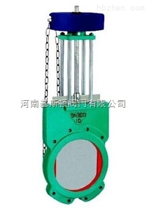 ZL73X鏈輪對夾式漿液閥