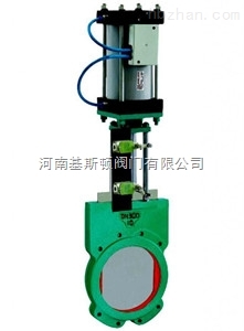 Z673X氣動對夾式漿液閥