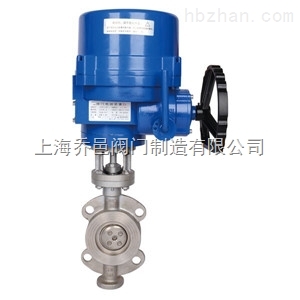 D973H防爆電動(dòng)硬密封對(duì)夾蝶閥