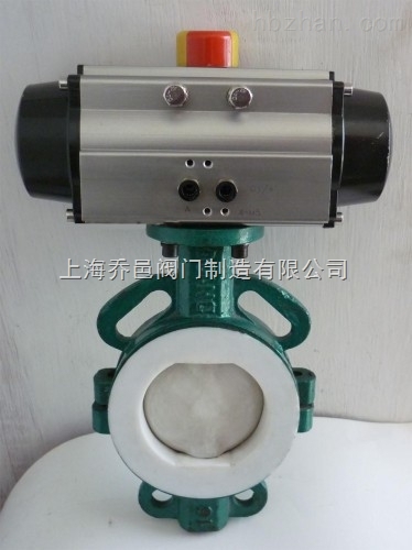 D671F46氣動美標襯氟蝶閥