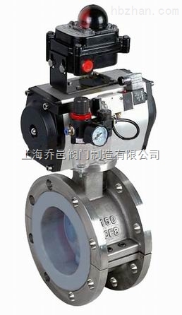 D641F46氣動(dòng)襯氟蝶閥