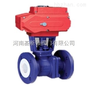 Q941F46襯氟電動球閥