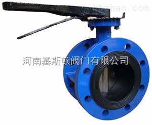 D41X、D41J手柄法蘭襯膠蝶閥